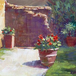 thumbnail of A Tuscan Courtyard