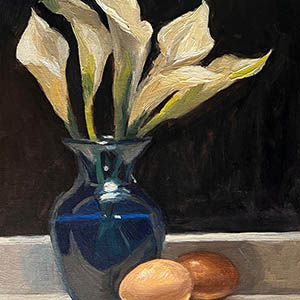 thumbnail of Calla Lilies and Eggs