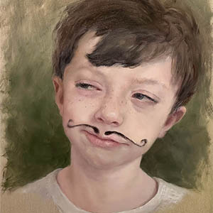 thumbnail of Keep 'em Guessing (Portrait of Liam Innis)