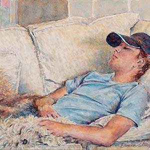 thumbnail of Napping Son & Dog