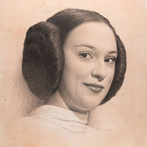 thumbnail of Elizabeth as Princess Leia
