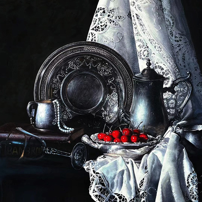 thumbnail of Cherries and Silverware