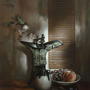 thumbnail of Falling Flowers Under the Moonlight
