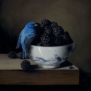 thumbnail of Blackberries and the Indigo Bunting